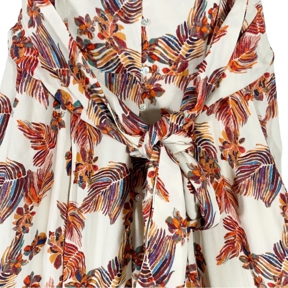 Free People Hot Tropics Wide Leg Crop Jumpsuit Size 2 - Picture 9 of 15